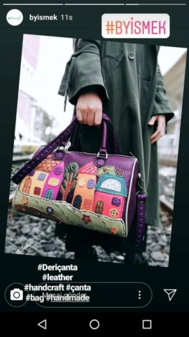 İSMEK sosyal medya hesabında paylaşılan el işçiliği ürünümüz.